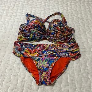 Bleu Rod Beattie-2 piece Bikini set lively colors